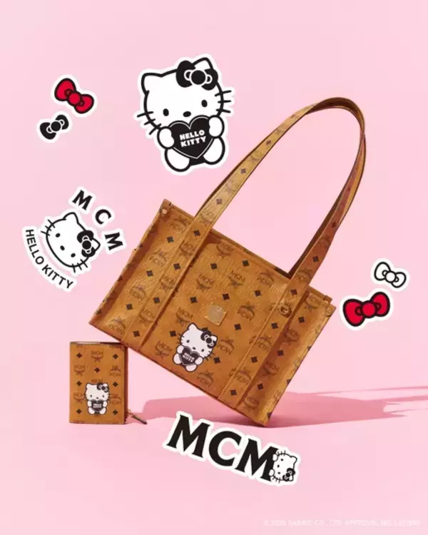 「ハローキティ×「MCM」コラボ第2弾♪ ヴィセトスはもちろん、デニム、トラックジャケット、Tシャツなど幅広くラインナップ【7月29日より】」の画像