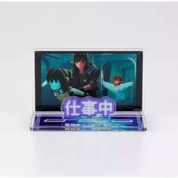 「カート＆マックスが“糖分チャージ中”！「銀河特急ミルキー☆サブウェイ」劇中シーンを切り取ったメッセージ付きのアクリルスタンド登場」の画像