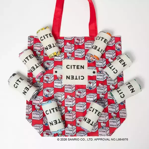 「サンリオ」キティちゃん、シナモロールがシンプル＆遊び心あるデザインに☆ CITENとコラボアイテム27種登場♪