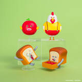 「「パンどろぼう」“ニューヒロイン”りんごかめんなど全4種！ミニチュアフィギュア第6弾が登場」の画像1