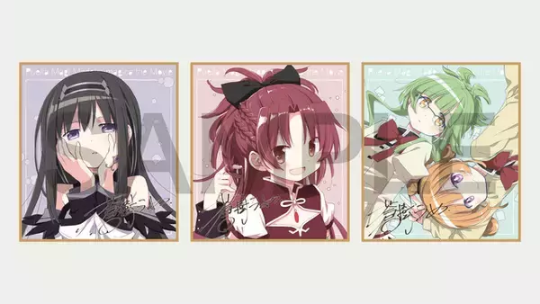 「劇場版「まどマギ」興収10億円突破！第2週特典は蒼樹うめ描きおろしミニ色紙風カード第二弾♪ ほむら、杏子、丁香＆セルマをラインナップ」の画像