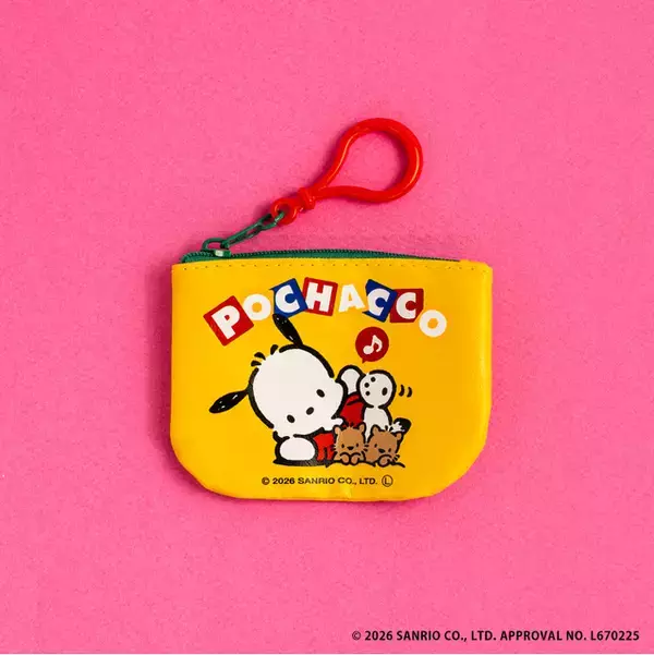 「サンリオ」ポチャッコ・けろけろけろっぴ・あひるのペックルも！ レトロかわいいコインケース第2弾がカプセルトイに登場♪