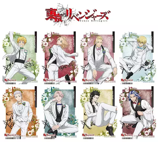 「東リベ」マイキー、ドラケンらがタキシード姿に♪ 聖夜決戦編放送記念フェアがアニメイトにて開催