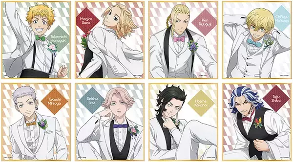 「「東リベ」マイキー、ドラケンらがタキシード姿に♪ 聖夜決戦編放送記念フェアがアニメイトにて開催」の画像