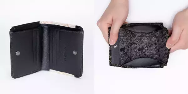 「「ドラえもん」ワンランク上の大人っぽアイテムを持ち歩こう！ 甲州印伝の新作ミニウォレット＆復刻版カードケースが登場」の画像