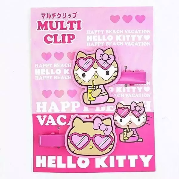 「日焼け“キティ”の平成ギャル感がたまらん！インパクト大なマルチクリップやステッカーが登場」の画像