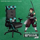 「「鬼滅の刃」炭治郎や禰豆子と一緒にゲーム気分!?ゲーミングチェアが5色のカラー展開で登場♪」の画像1