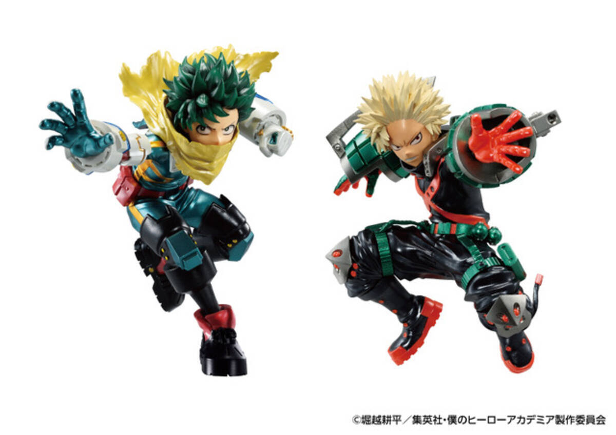 ヒロアカ」緑谷と爆豪のGiGO限定フィギュアがクレーンゲームに登場 