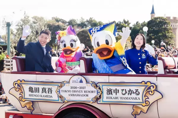 「【ディズニー】ミッキー＆ミニーが和服姿で新年のごあいさつ！新アンバサダー就任のお披露目もサプライズで」の画像
