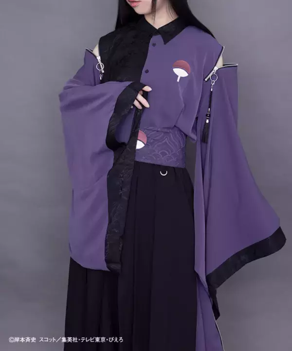 「「NARUTO」ナルト、サスケ、“暁”を和モードで表現！和袖シャツ＆袴パンツ＆帯ベルトが登場」の画像