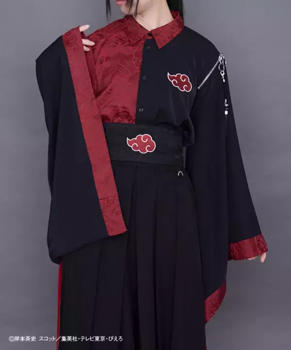 「「NARUTO」ナルト、サスケ、“暁”を和モードで表現！和袖シャツ＆袴パンツ＆帯ベルトが登場」の画像
