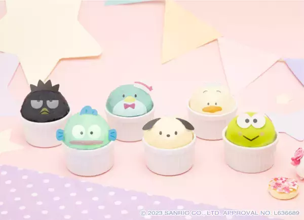 「「サンリオ」“はぴだんぶい”のテーマカフェ開催！ ポチャッコ、ハンギョドンたちのフード、スイーツ、グッズが登場」の画像