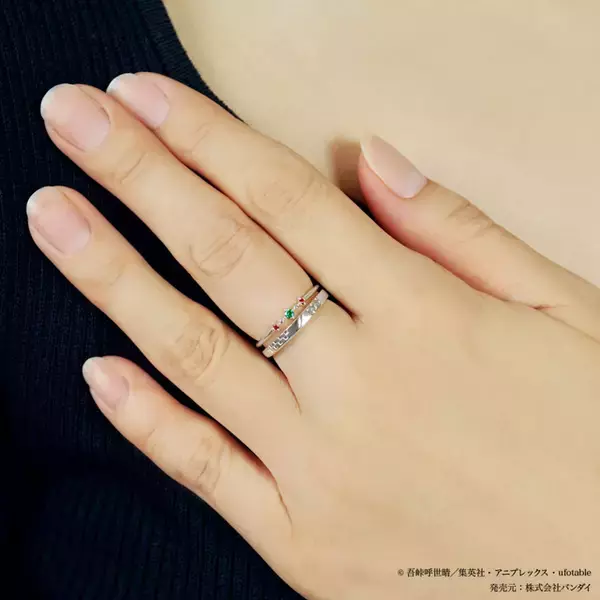 「「鬼滅の刃」まるで狛治と恋雪の結婚指輪!? 日輪刀や義勇の羽織をモチーフにした美しすぎるジュエリーが登場♪」の画像