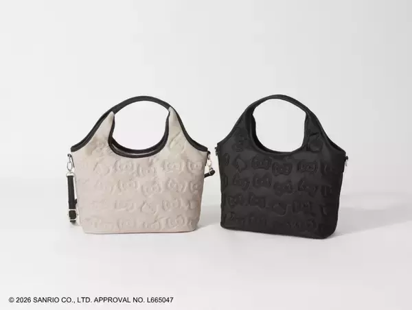 「「ハローキティ」大人かわいいカジュアルトートやシェル型ポーチなど♪ 初夏のお出かけにぴったりアイテム登場」の画像