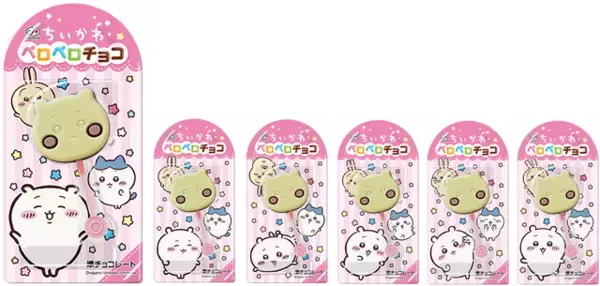 ちいかわ、ハチワレがお顔“ペロペロチョコ”に♪ うさぎもカワイイ台紙デザインは全12種【9月8日発売】