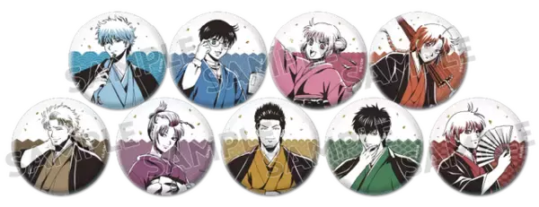 「「銀魂」銀さん、土方、神威らと和装で春旅へ♪ 限定グッズ＆月詠の満月ソーダほかコラボフードも【京王沿線でコラボ企画】」の画像