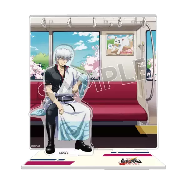 「「銀魂」銀さん、土方、神威らと和装で春旅へ♪ 限定グッズ＆月詠の満月ソーダほかコラボフードも【京王沿線でコラボ企画】」の画像