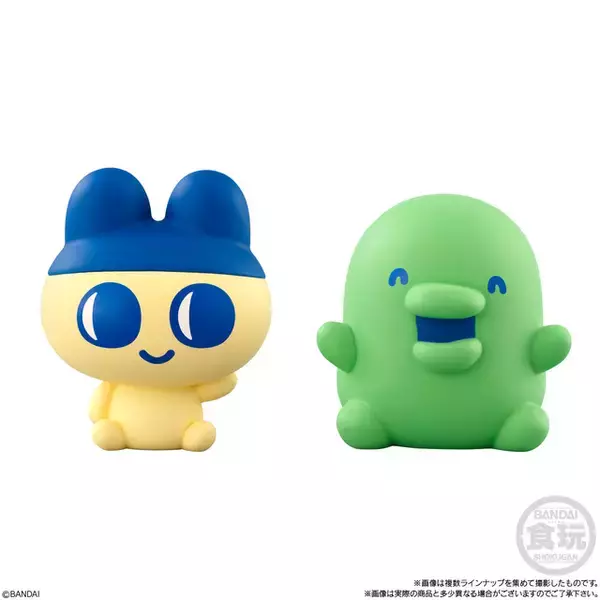 「「たまごっち」まめっちやくちぱっちたちを手のひらで愛でよう♪ ソフビフィギュアがフレンズシリーズで新登場！」の画像