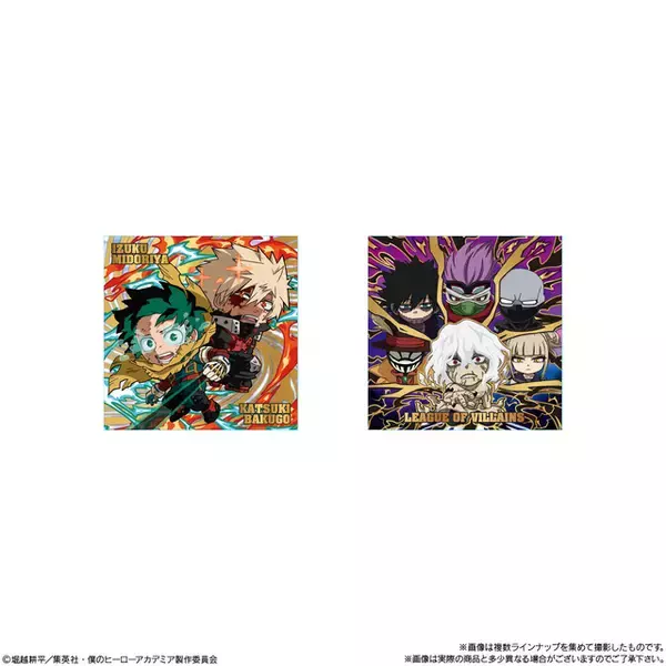 「「ヒロアカ」オリジナル描き起こしシール入りウエハース第6弾！ A組メンバーやワン・フォー・オール歴代継承者が登場♪」の画像