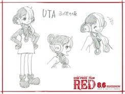 「ONE PIECE FILM RED」シャンクスの娘・ウタの子供時代の設定画が公開！謎多き少女の幼少期