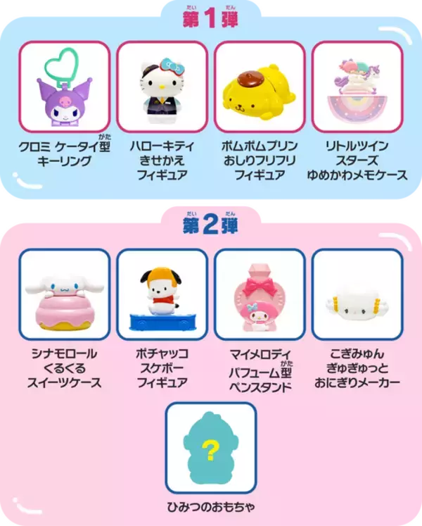 「「サンリオ」キティやクロミ、キキララも“スイカゲーム”に!? マクドナルド「ハッピーセット」コラボで4月10日より期間限定配信」の画像