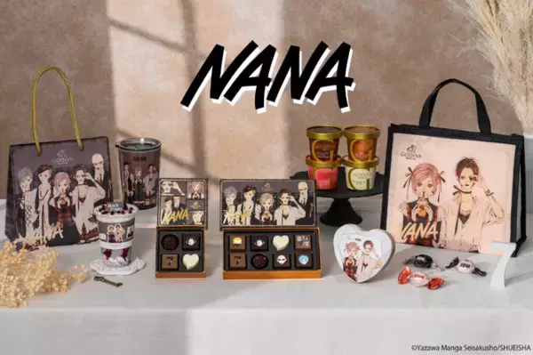 NANA×ゴディバコラボ第2弾！ 矢沢あいがナナ＆ハチ＆Black Stonesの限定デザインを描き下ろし