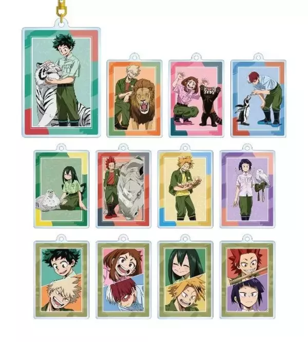 「「ヒロアカ」飼育係姿の1年A組メンバーが描き下ろし♪「東武動物公園」コラボグッズが登場」の画像