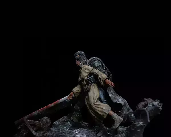 「40万円超！「ベルセルク」ガッツとキャスカの過酷な旅路を表現…深まる冬に想いを馳せるスタチューが再登場」の画像