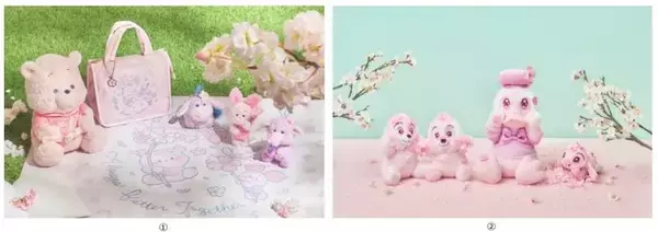「【ディズニー】2026年新コレクションを発表 桜色のプーさんや桜餅を乗せたベイマックスがキュート」の画像