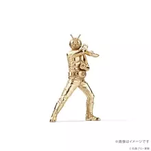 「仮面ライダー」旧1号&旧2号がゴールドでミニフィギュア化！シルバー製のショッカー戦闘員（骨）も