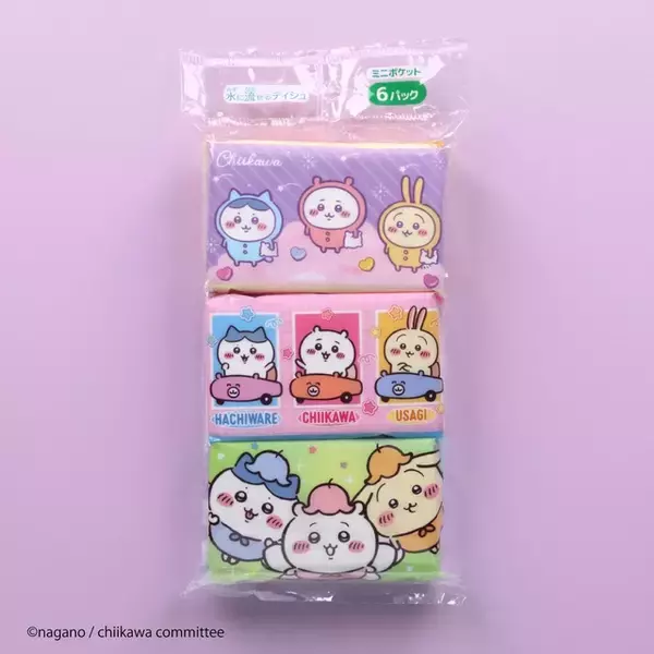 「「ちいかわ」“妖精”ハチワレや、ヤハーッ！うさぎのティッシュも♪ 着ぐるみ＆100円雑貨も！新商品が目白押し」の画像