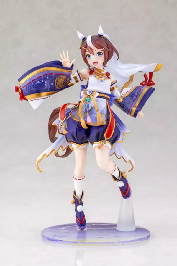 「「ウマ娘」トウカイテイオー[紫雲の夢見取り]がフィギュア化！ 幻想的な和装と今にも踊りだしそう…♪」の画像
