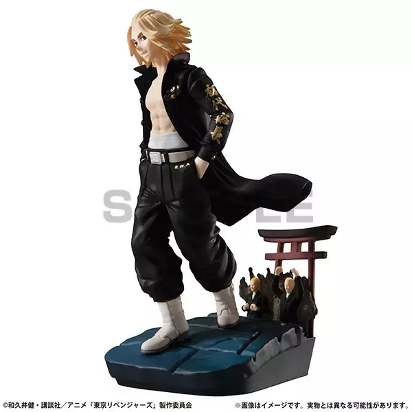 「「東京リベンジャーズ」名シーンを卓上サイズで表現！ タケミチ、マイキーたちのフィギュア登場」の画像