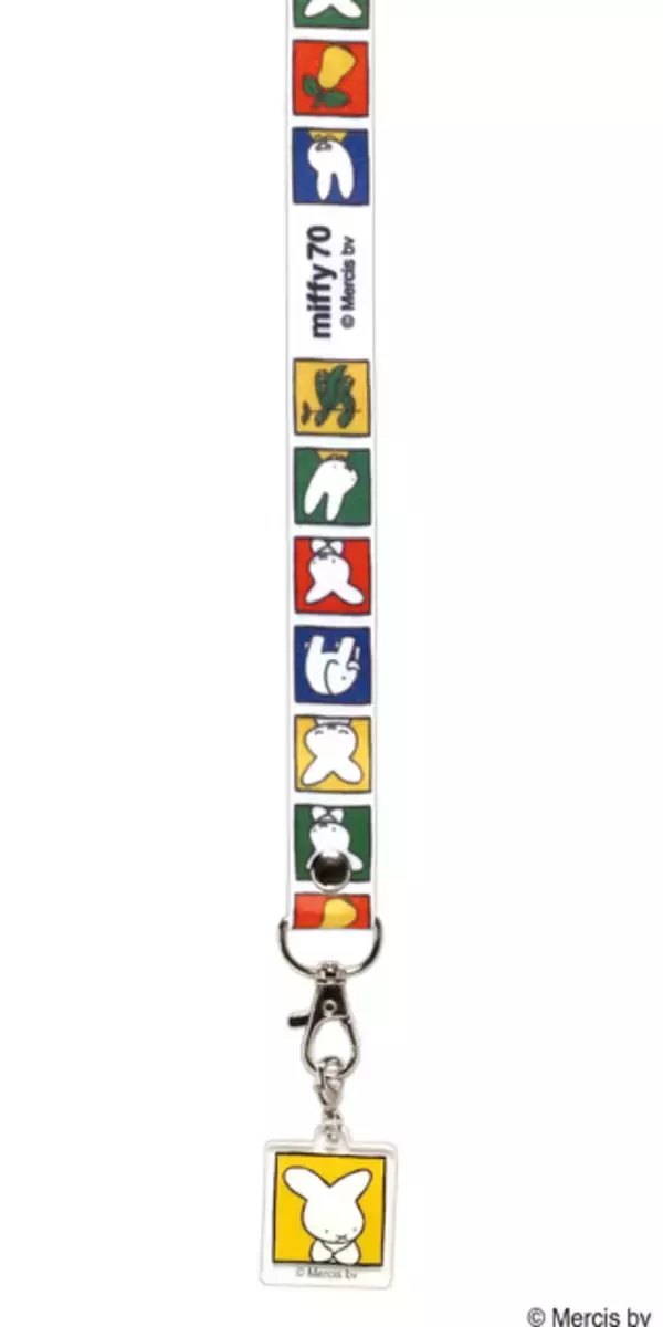 「「ミッフィー」生誕70周年！ 初めて出版された絵本をデザインした“レトロかわいい”ネックストラップが登場♪」の画像