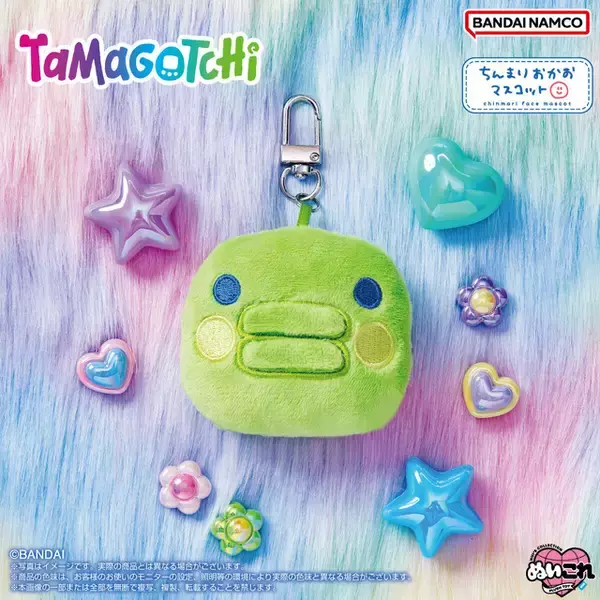 「まめっち、メロディっち、みらいっちがラインナップ♪ 「たまごっち」お顔マスコットが予約受付中！ カードホルダーやバッグにつけてコーディネート」の画像