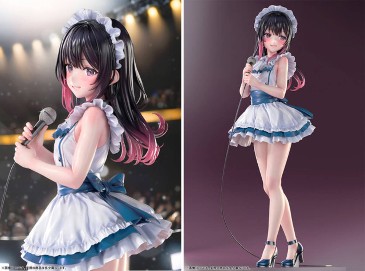 メイドアイドル”のキラキラ笑顔、フリルたっぷり衣装から伸びる美脚に 