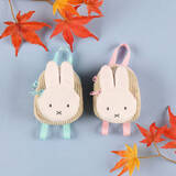 「「ミッフィー」ぬいぐるみ用の“コーデュロイミニリュックポーチ”登場！ 小物入れ使い、ぬいとのお出かけにぴったり♪」の画像1