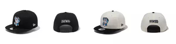 「「ドラえもん」ニューエラキャップをかぶった新作登場♪ 三日月の上で眠ったり、手書き風になったり？」の画像