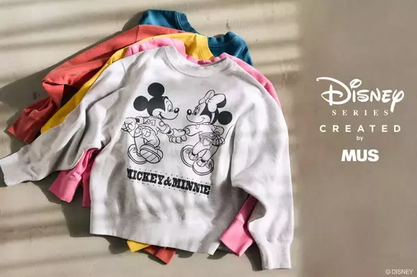 ミッキー＆ミニーをカジュアルなデニムスタイルで描き下ろし！ レトロヴィンテージな雰囲気のアパレル展開