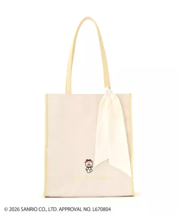 「ハローキティのお友だち“タイニーチャム”×「JILL by JILL STUART」が初コラボ♪ トートやポーチなど日常使いアイテム登場」の画像