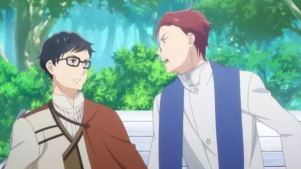 「冬アニメ「異世界の沙汰は社畜次第」教会へ出向した誠一郎（CV.伊東健人）は、放置される環境を逆手にとって調査を進め…第8話先行カット」の画像