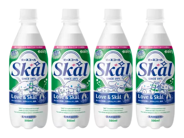 「シナモロールがごくごく～♪「愛のスコール」コラボ限定パケが登場！ オリジナルグッズも愛らしい～☆数量限定」の画像