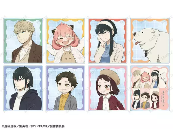 「「SPY×FAMILY」おでけけワクワク♪ アーニャ、ダミアン、ベッキーたちが仲良く歩く新作グッズ登場【ジャンプフェスタ2026】」の画像