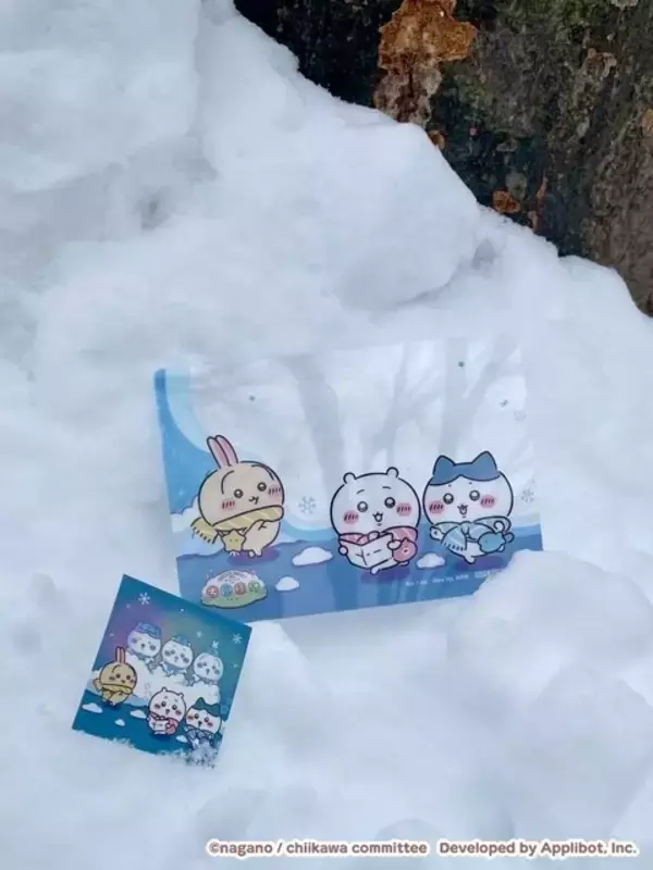「ちいかわ＆ハチワレ＆うさぎの雪像が初登場！ノベルティも可愛い～♪ 「ちいぽけ」の「さっぽろ雪まつり」出展レポ」の画像
