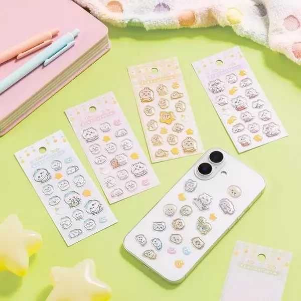 「「ちいかわ」ハチワレたちの赤ちゃん姿がバブかわ～☆ ぷっくりシールやハイハイフィギュアなどが登場」の画像