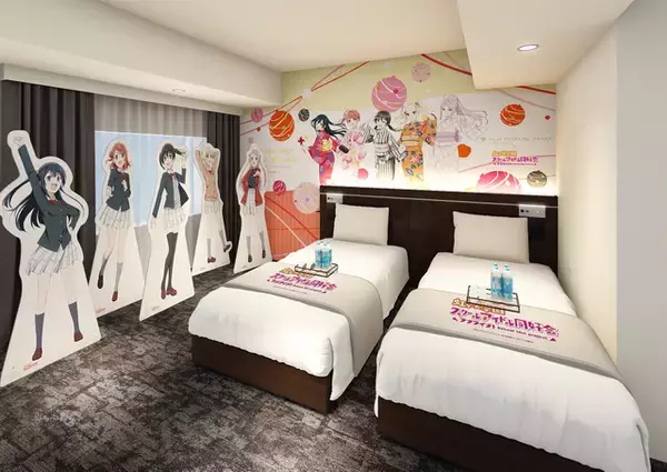 「「ラブライブ！ニジガク×有明ガーデン」推しと浴衣で夏祭り♪ コラボルーム第3弾が登場」の画像