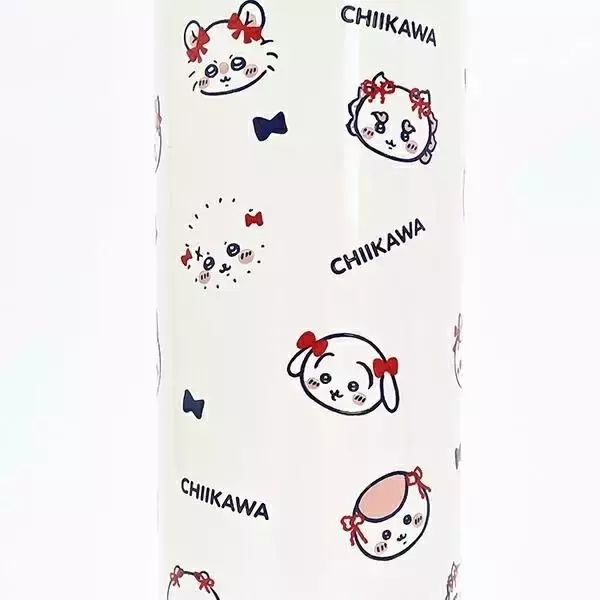 「「ちいかわ」好きにはたまらない…♪ 赤いリボンと妖精姿が超キュート！ 癒しの表情あふれるコンパクトサイズのワンタッチステンレスボトルが登場」の画像