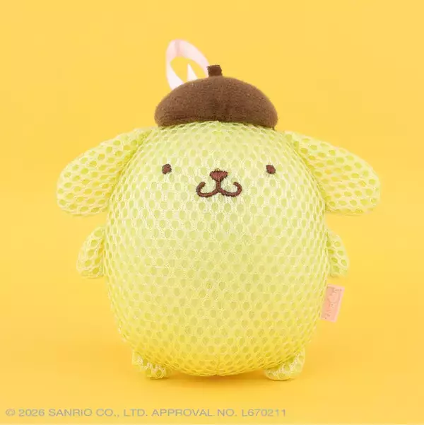 「ポムポムプリン＆シナモンと素敵なバスタイムを♪ 錆びない鈴入りでお風呂時間を楽しくしてくれる」の画像