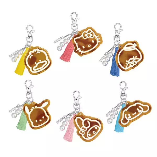 「「サンリオ」フェイクパール＆タッセル付き♪カプセルトイにべっ甲風キーチェーンが登場 「かぷえぼ」限定展開【8月13日～】」の画像