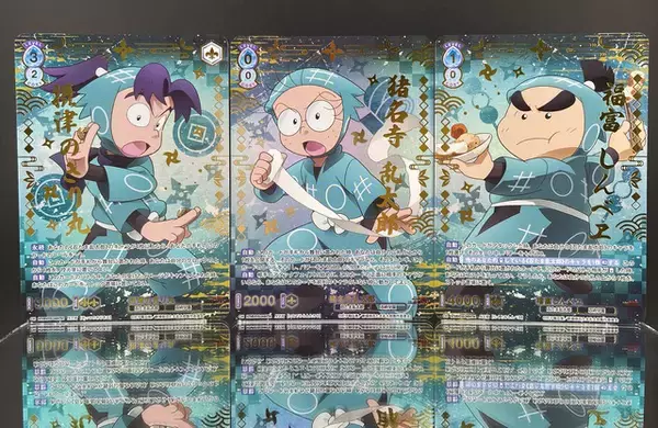 「「劇場版 忍たま」土井先生の“困り笑顔”にキュン…♪ 箔押し＆ホロ加工のレアカードも！TCG“ヴァイスシュヴァルツブラウ”に初登場」の画像